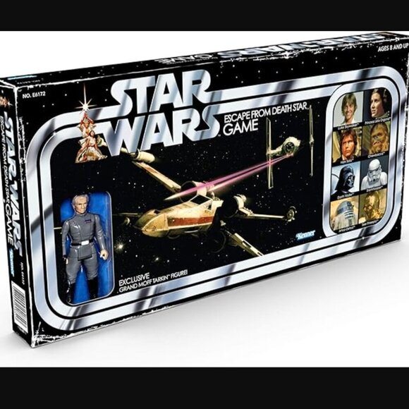Hasbro Star Wars Escape from Death Star Board Game Exclusive Tarkin Figure Retro - Picture 4 of 6